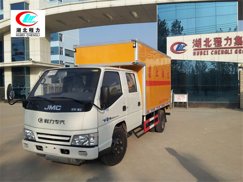 江鈴雙排3.3米爆破器材運輸車【一類 藍牌】