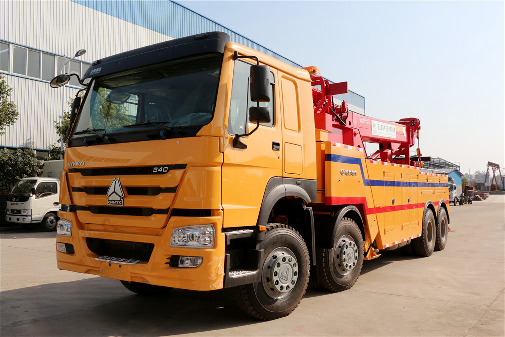 【一拖一】重汽豪沃前四后八清障車