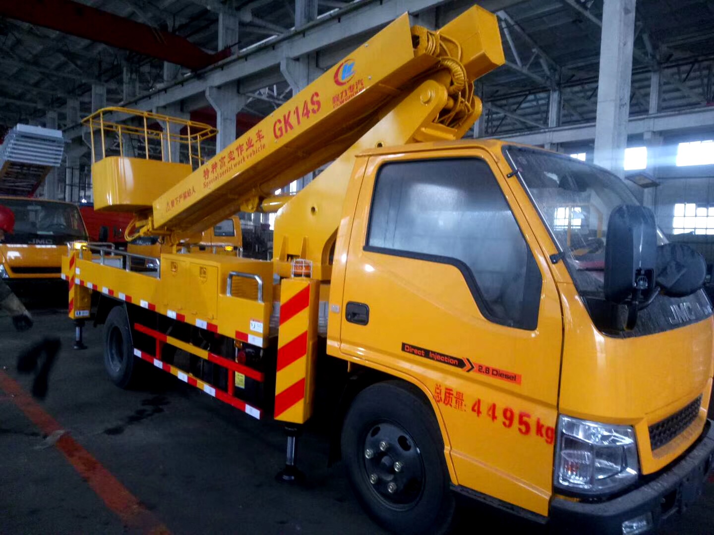 (12-16米 藍(lán)牌)江鈴單排·伸縮臂高空車