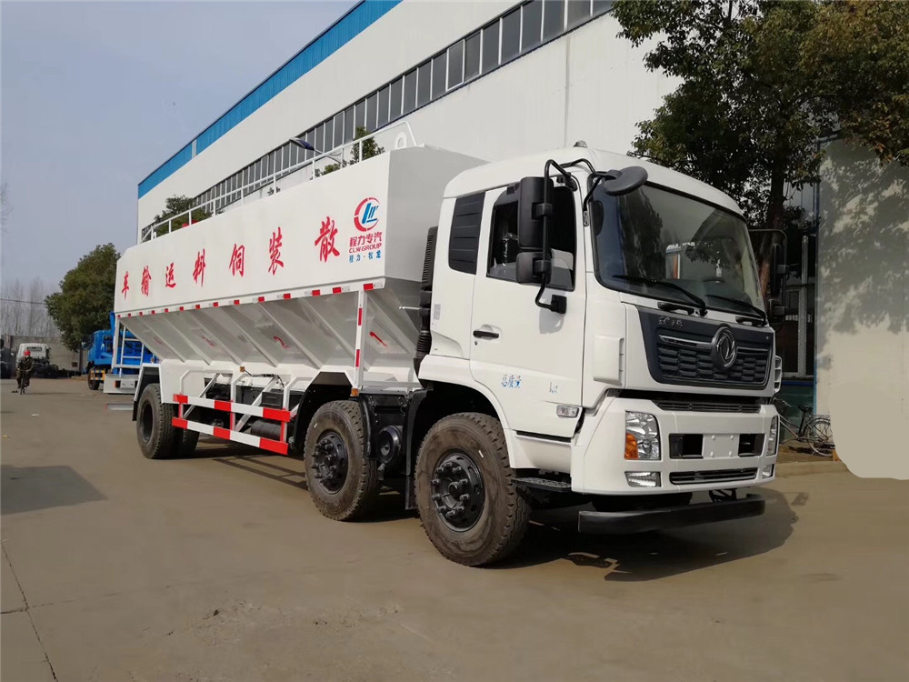 東風天錦小三軸【30立方】散裝飼料運輸車