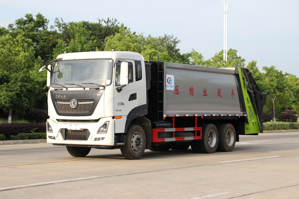 國六【18立方】東風天龍后雙橋 壓縮垃圾車