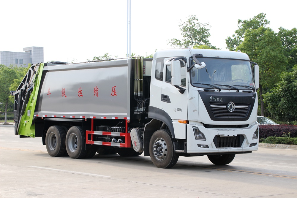 國六【18立方】東風天龍后雙橋 壓縮垃圾車
